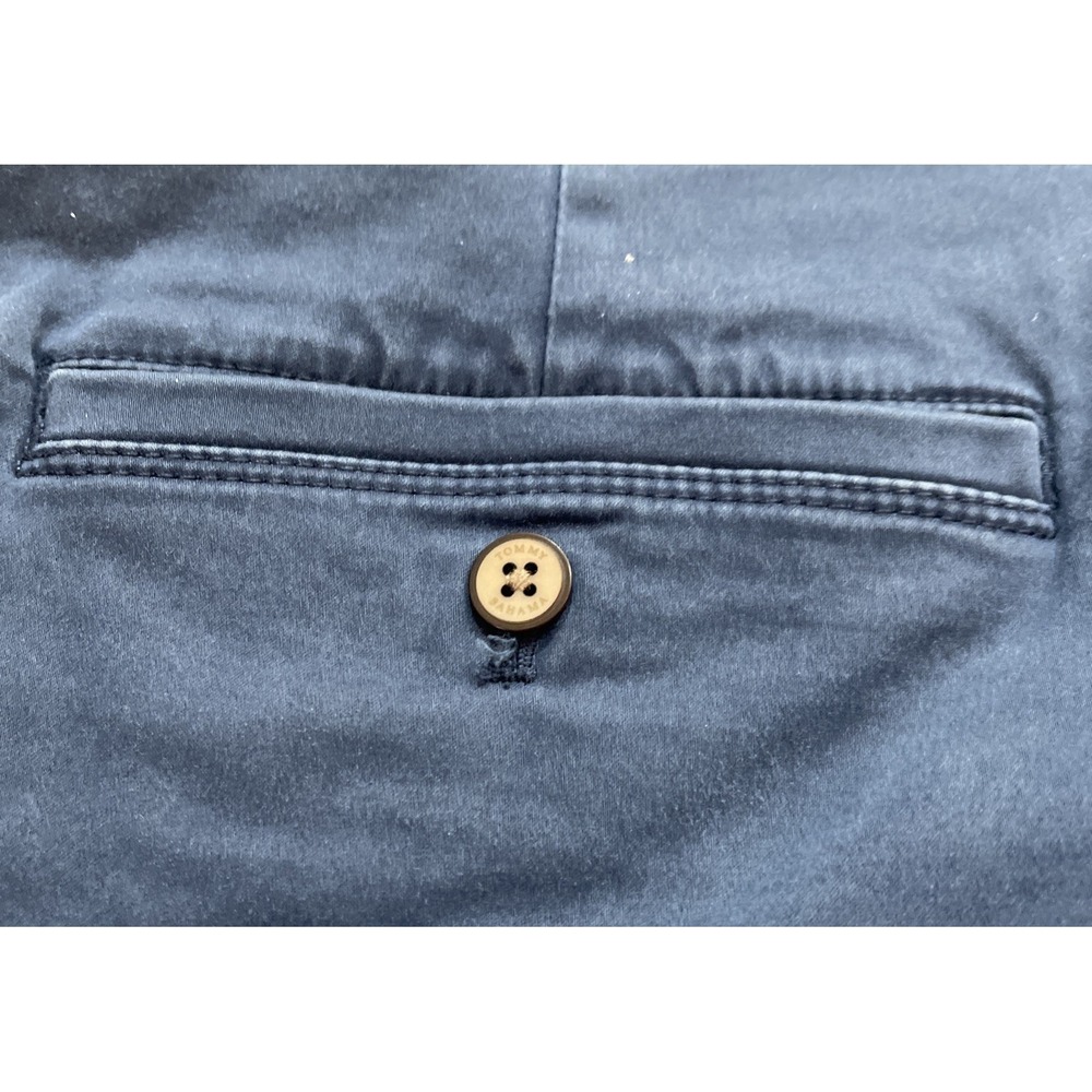 Tommy Bahama Golf Chino Shorts Mens 42 Blue‎ Microfiber Stretch Pockets - Picture 3 of 6